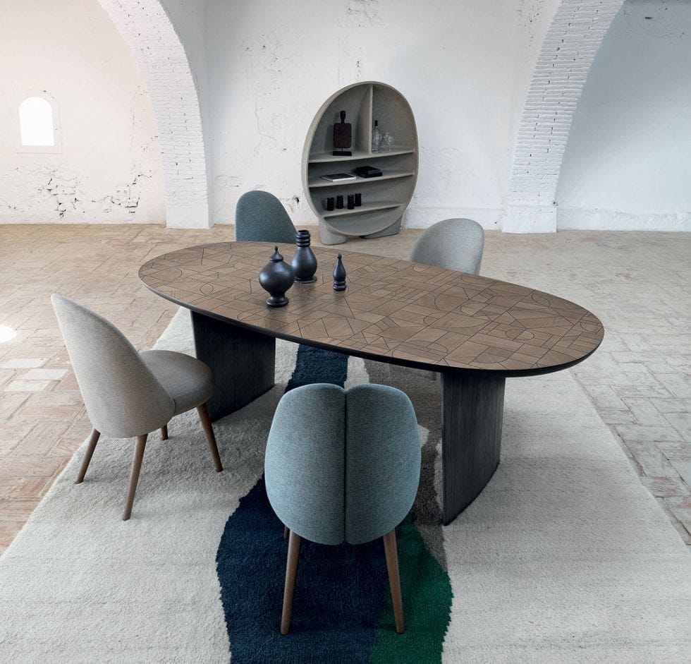 Овальный стол из массива дерева ROCHE BOBOIS Nativ ARCH-00098869 - Вид №3