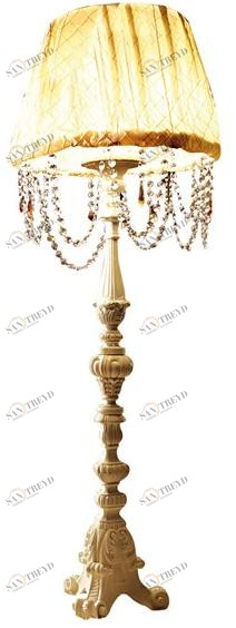 Barnini Oseo Торшер из ткани с кристаллами Reggenza luxury X061