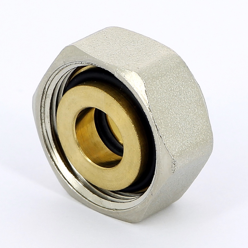 Соединитель для медной трубы обжим EMMETI 10х(М24х19) 01321410 - Вид №2