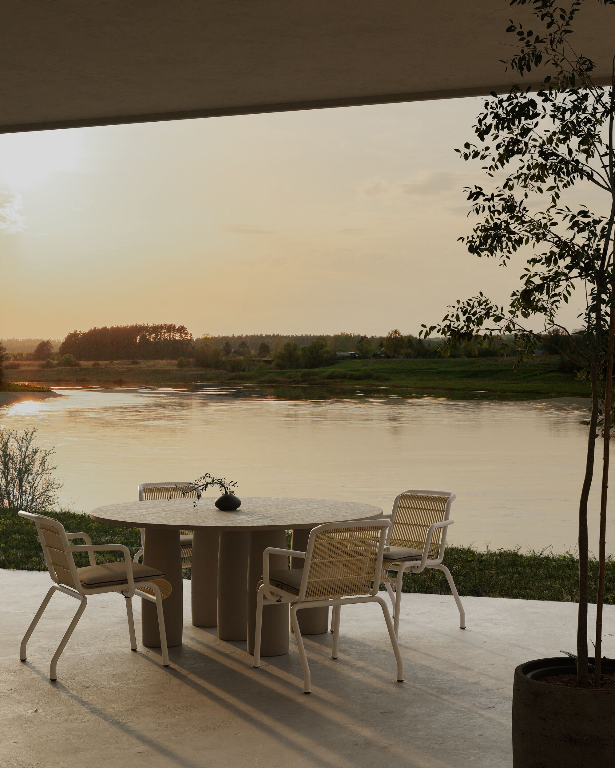 Алюминиевый штабелируемый садовый стул Kettal Eolias ARCH-00073667 - Вид №3