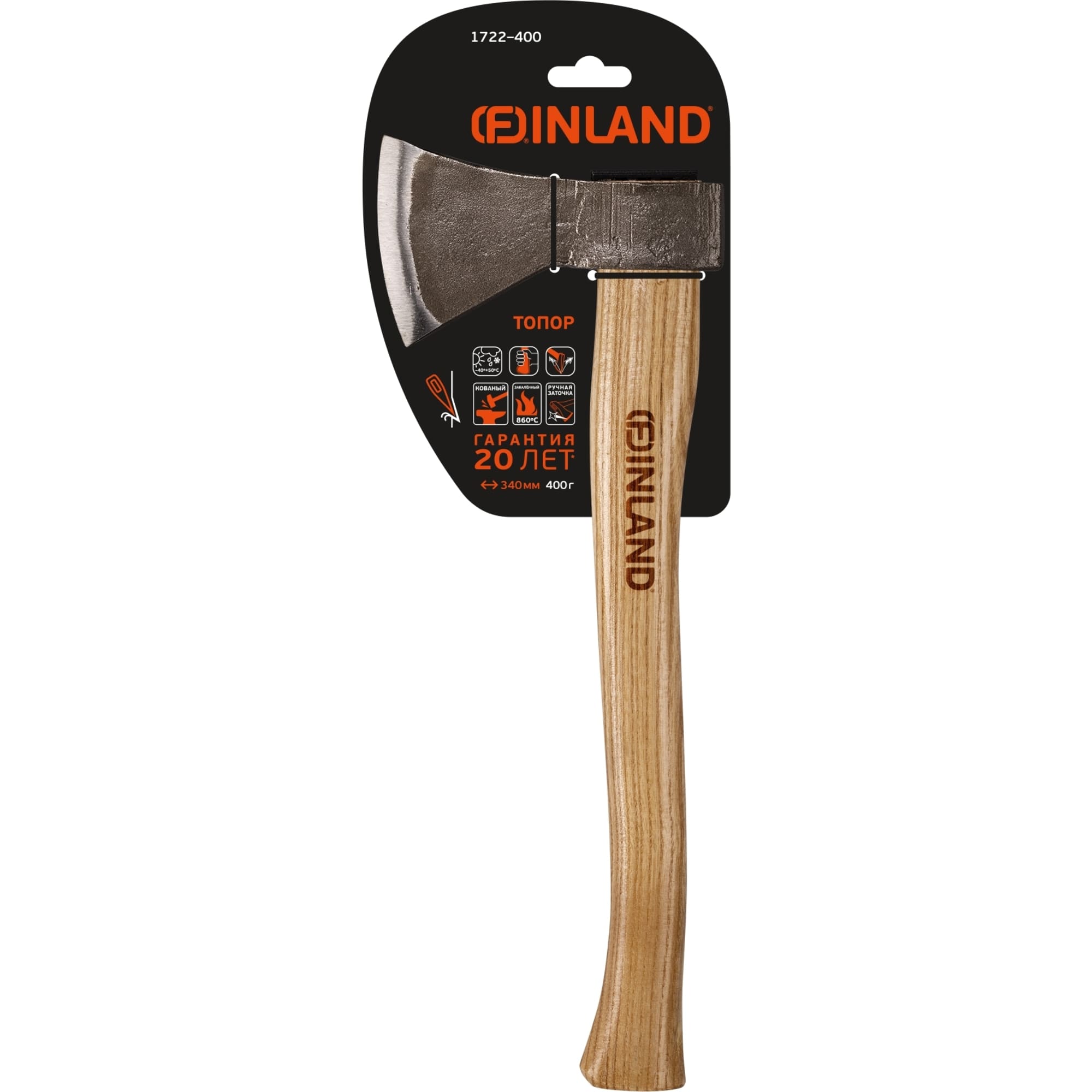 83210561 Топор Finland 1722 кованный, 0.4 кг, 34.5 см Santreyd  - Вид №3