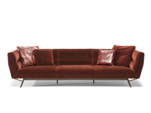 3-местный тканевый или кожаный диван