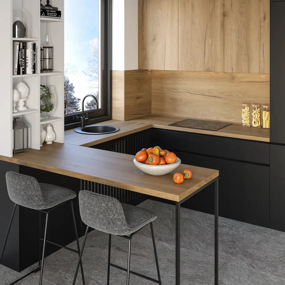 Столешница кухонная Slotex Зея 120x80x3.8 см ЛДСП цвет серый STLM-2029904 - Вид №7