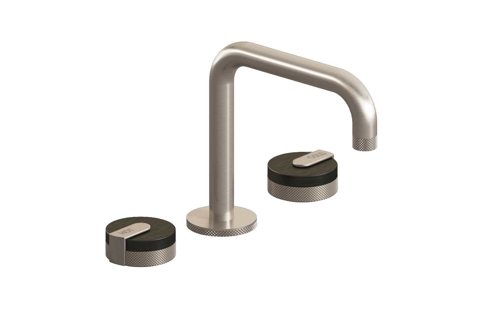 E-11511-R1BOX-L1BNi-BNi Смеситель для умывальника на 3 отвертия GRAFF MOD+