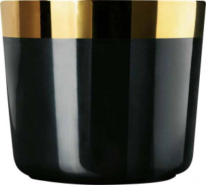 76243 Sieger by Furstenberg Кубок для игрист. вина Sieger by Furstenberg "Глоток золота.Гладкость" 300мл (чёрный) Фарфор