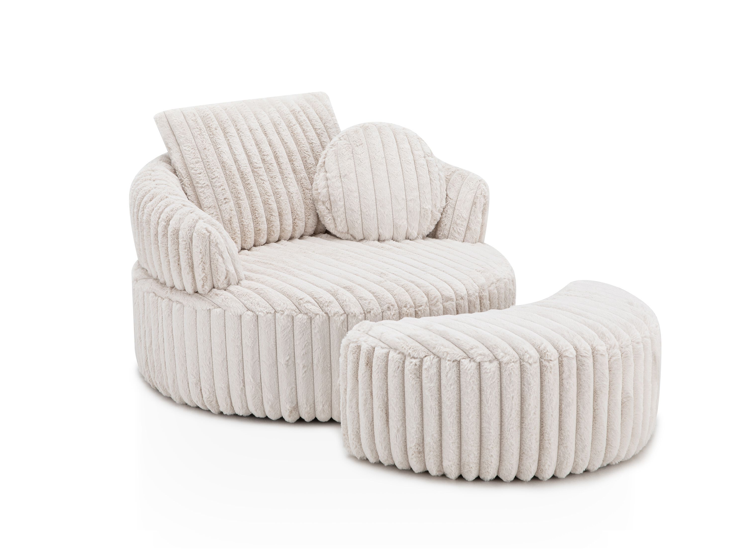 Вращающееся кресло с подлокотниками CAMPO DE' FIORI WAFFLE ARCH-00034795 - Вид №2