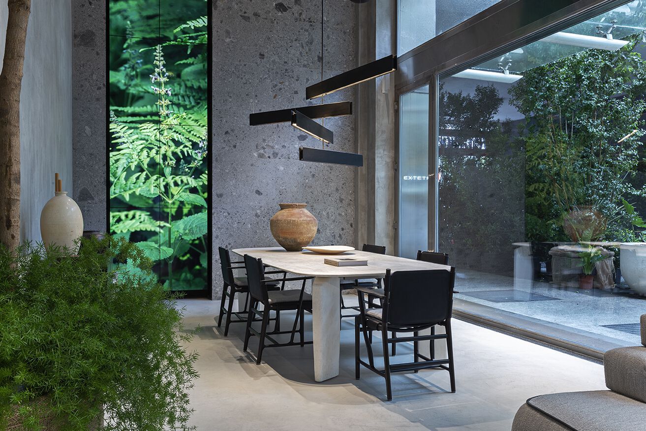 Садовое кресло из красного дерева и кожи с подлокотниками Exteta Levante ARCH-00082375 - Вид №16