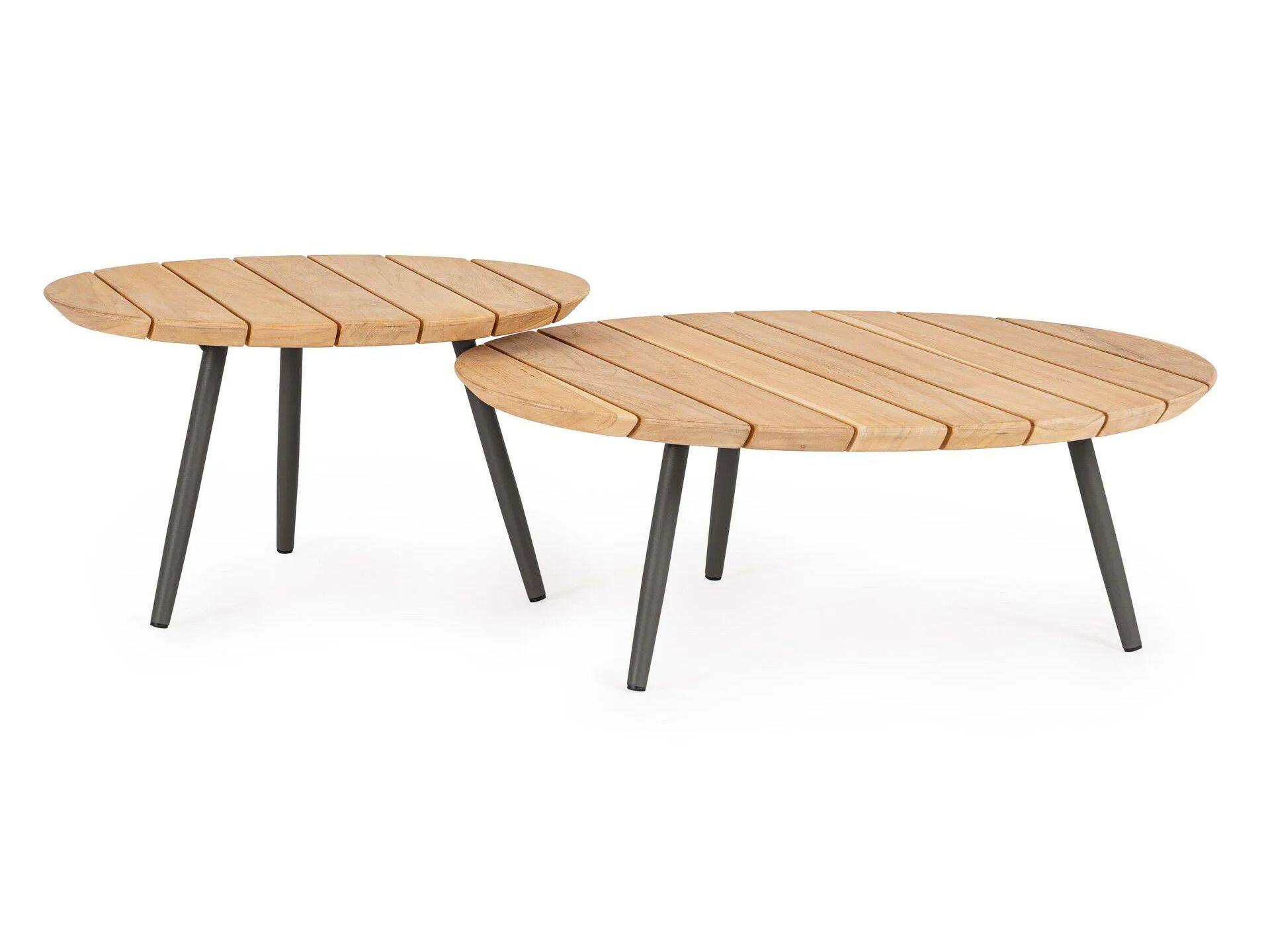 Круглый стол из тикового дерева BIZZOTTO Ivissa ARCH-00022431