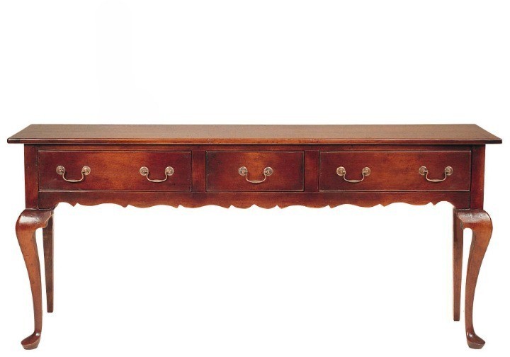 HS204E Сервер с ножкой Cabriole ijlbrown 