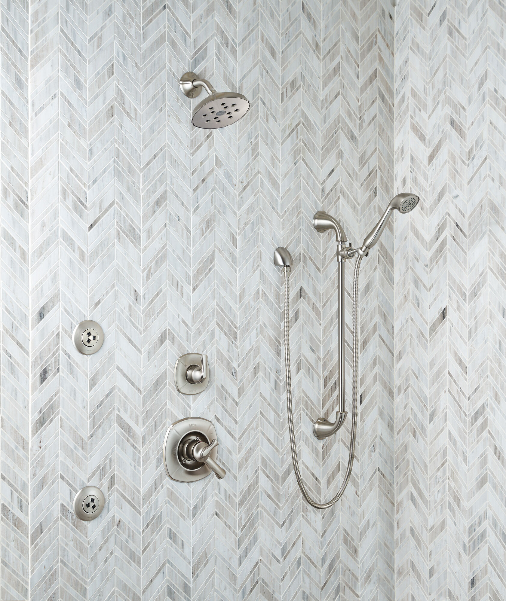 Спрей для тела HydraChoice® - бодрящая насадка H2Okinetic® Delta Faucet SH5002-SS - Вид №3