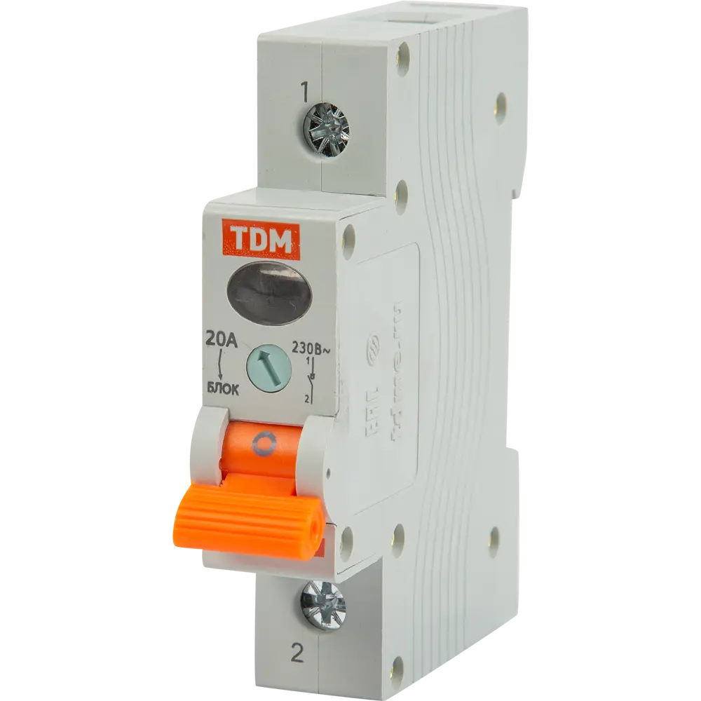 Выключатель нагрузки TDM Electric ВН-32 1P для безопасного управления сетью 84399558 STLM-0049327