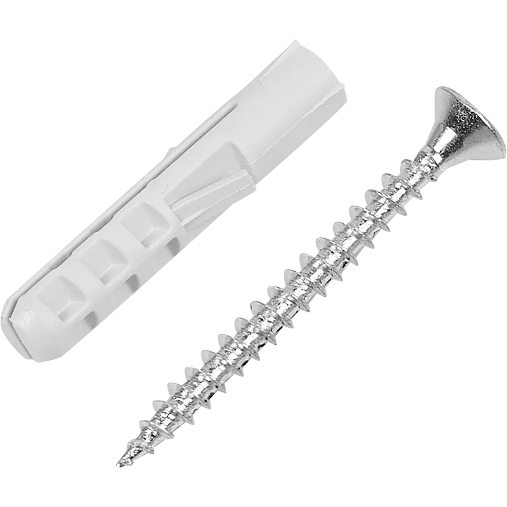 Дюбель потайной STANDERS PND 10×50 мм с шурупом 6×60 мм, нейлоновый, 10 шт 83387773 STLM-0040722 - Вид №3