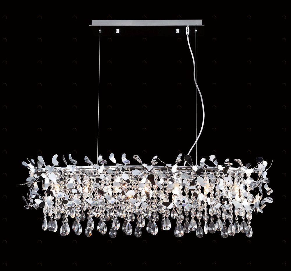 Подвесной светильник Crystal Lux Romeo SP8 Chrome L1000 CRYSTAL LUX ДИЗАЙНЕРСКИЕ, ROMEO 072491 Хром 