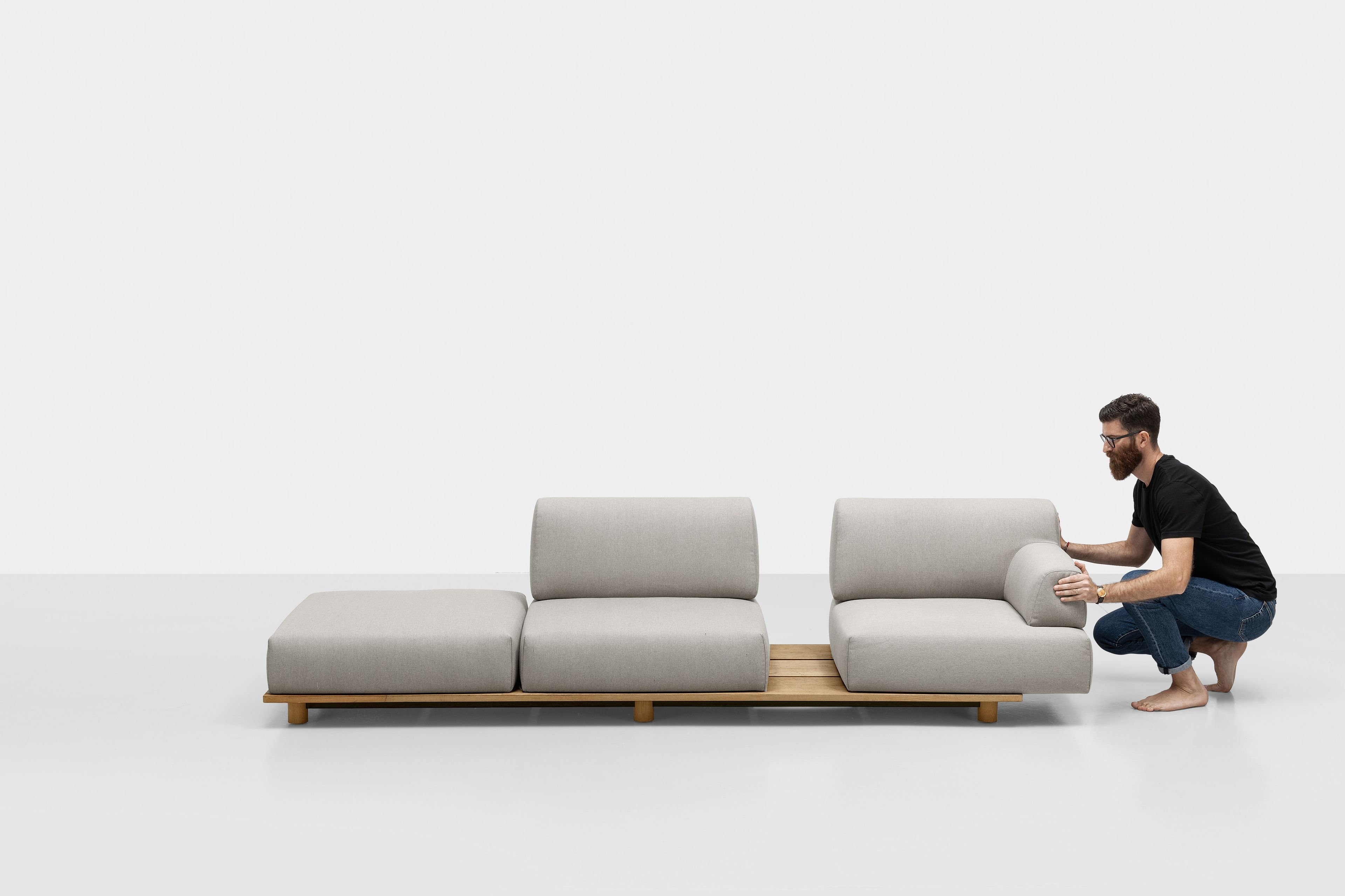 Ткань сад пуфик Kristalia сцена ARCH-00107251 - Вид №2