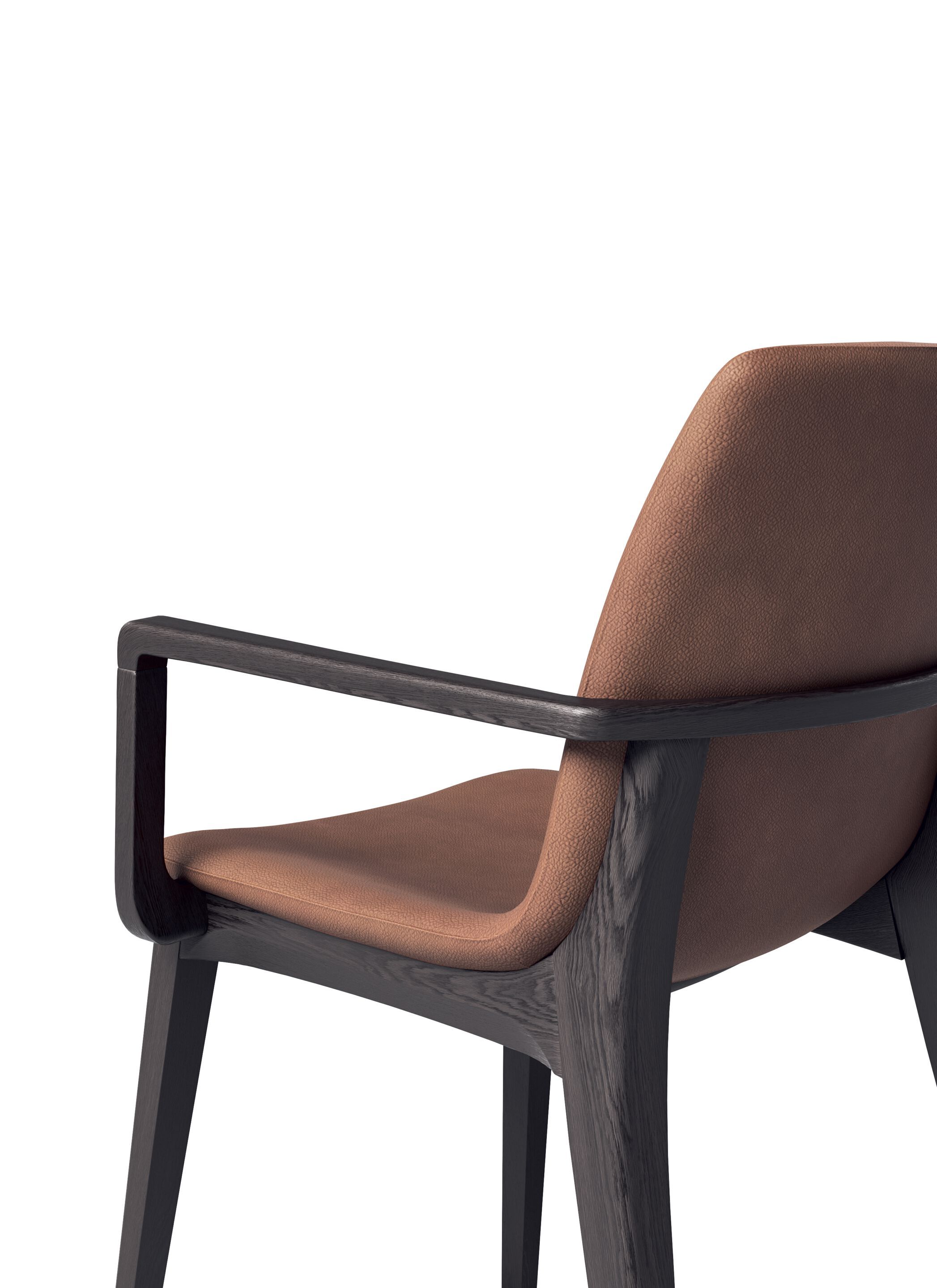 Кожаный стул с подлокотниками Kico Living Complements ARCH-00068752 - Вид №1