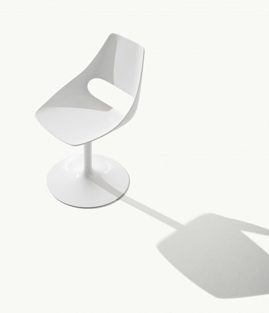 Echo 153 Вращающийся стул с центральным стальным основанием и оболочкой из технополимера. Et al. Echo - Вид №1