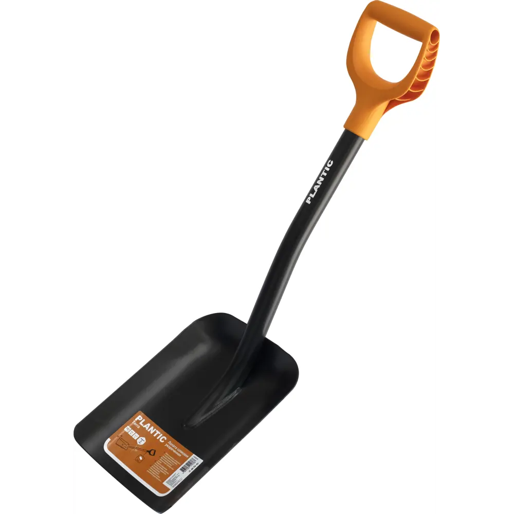 Лопата совковая укороченная Plantic Terra для строительных работ 84953710 STLM-0057312