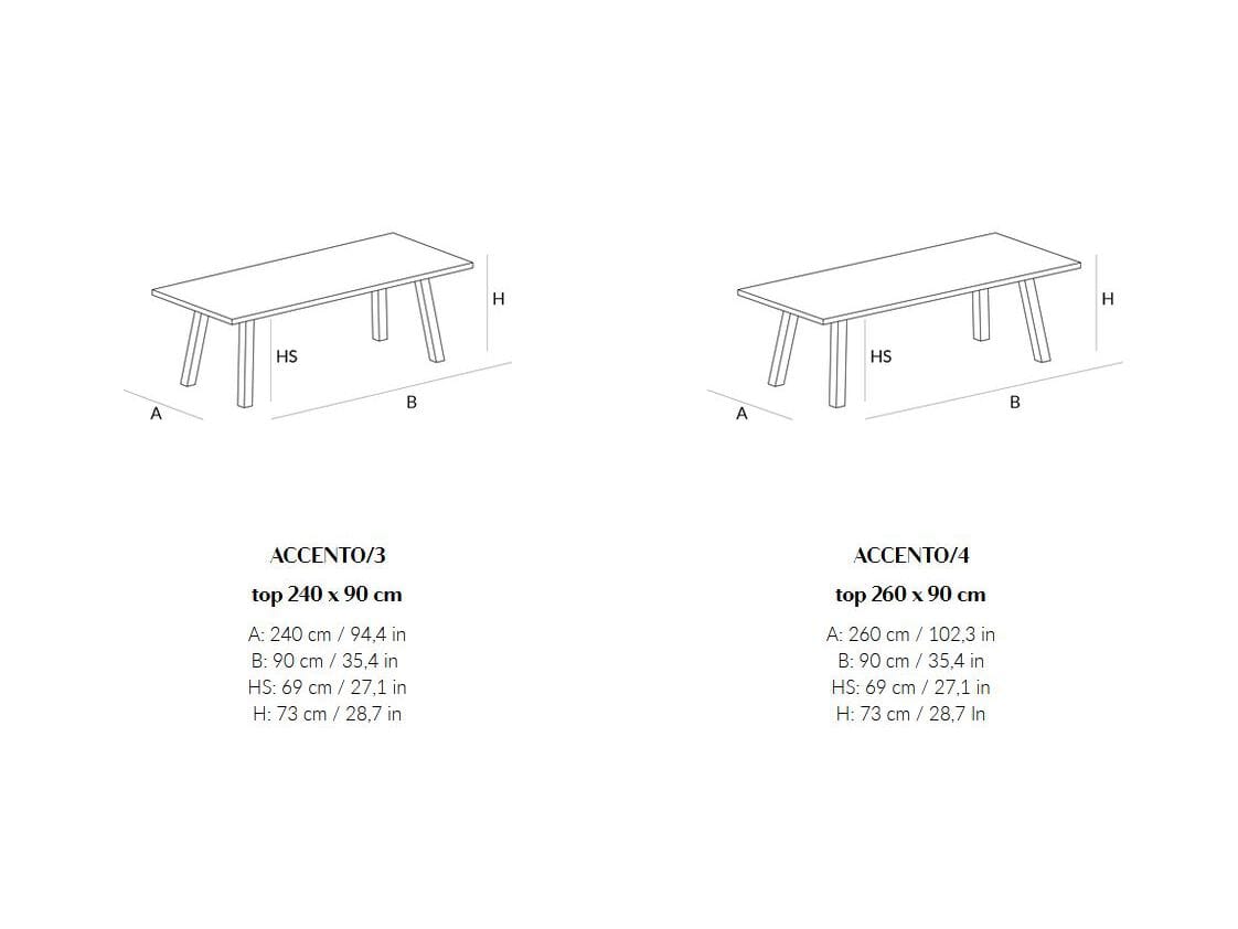 Прямоугольный обеденный стол из массива дерева Lando ACCENTO ARCH-00035624 - Вид №3