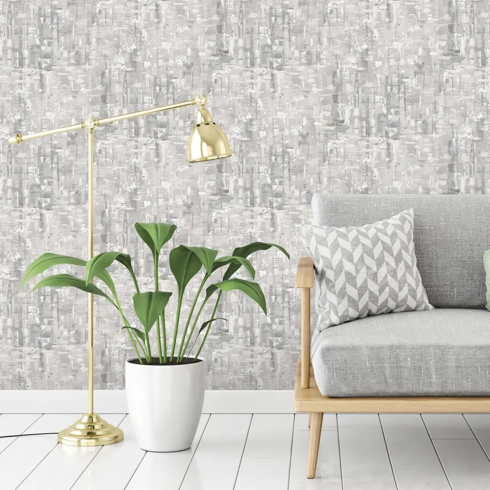 Обои флизелиновые Ateliero Artist серые 1.06 м 989647 STLM-2154801 - Вид №2