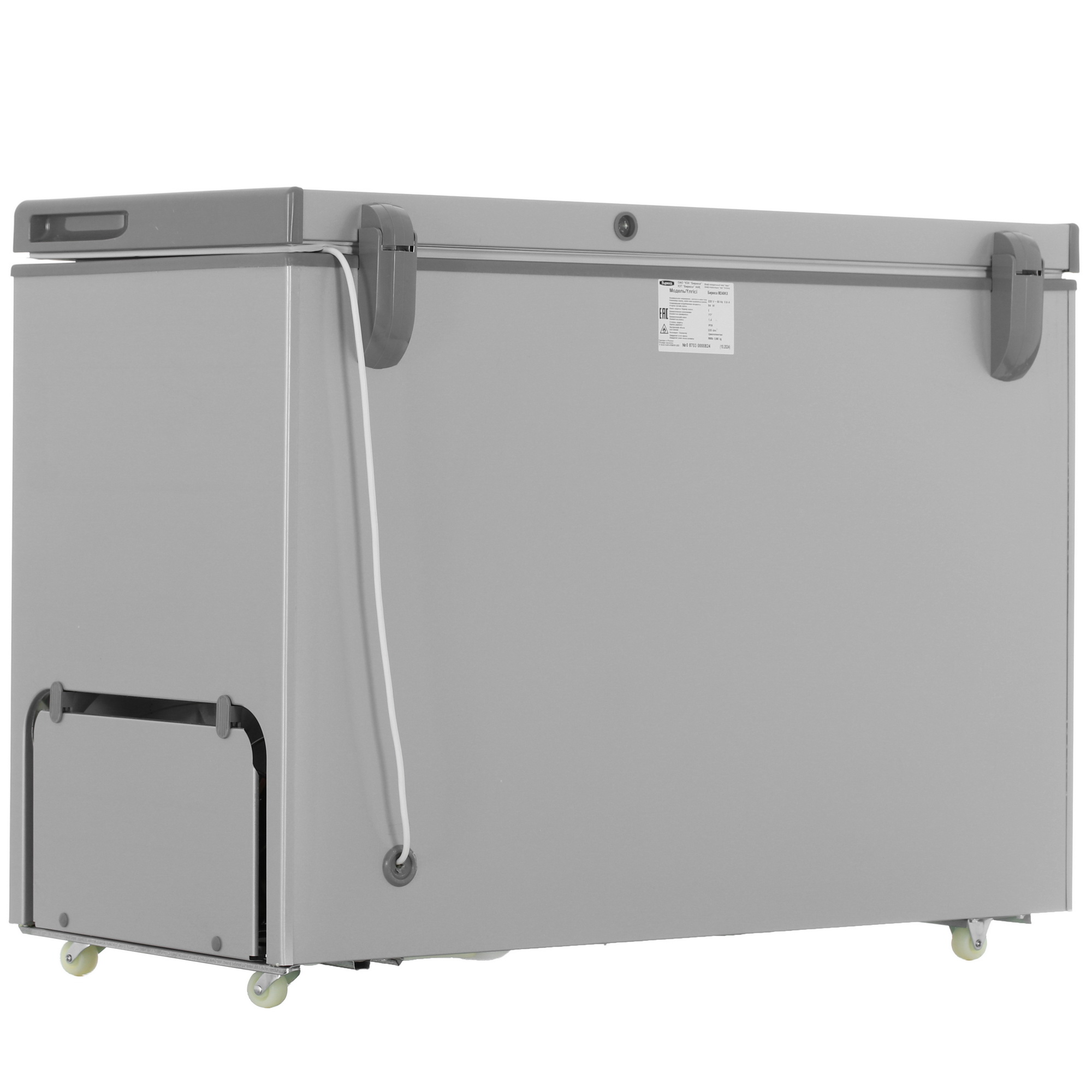 9079275 Морозильный ларь Бирюса M240KX серебристый STDN-0026288 - Вид №4