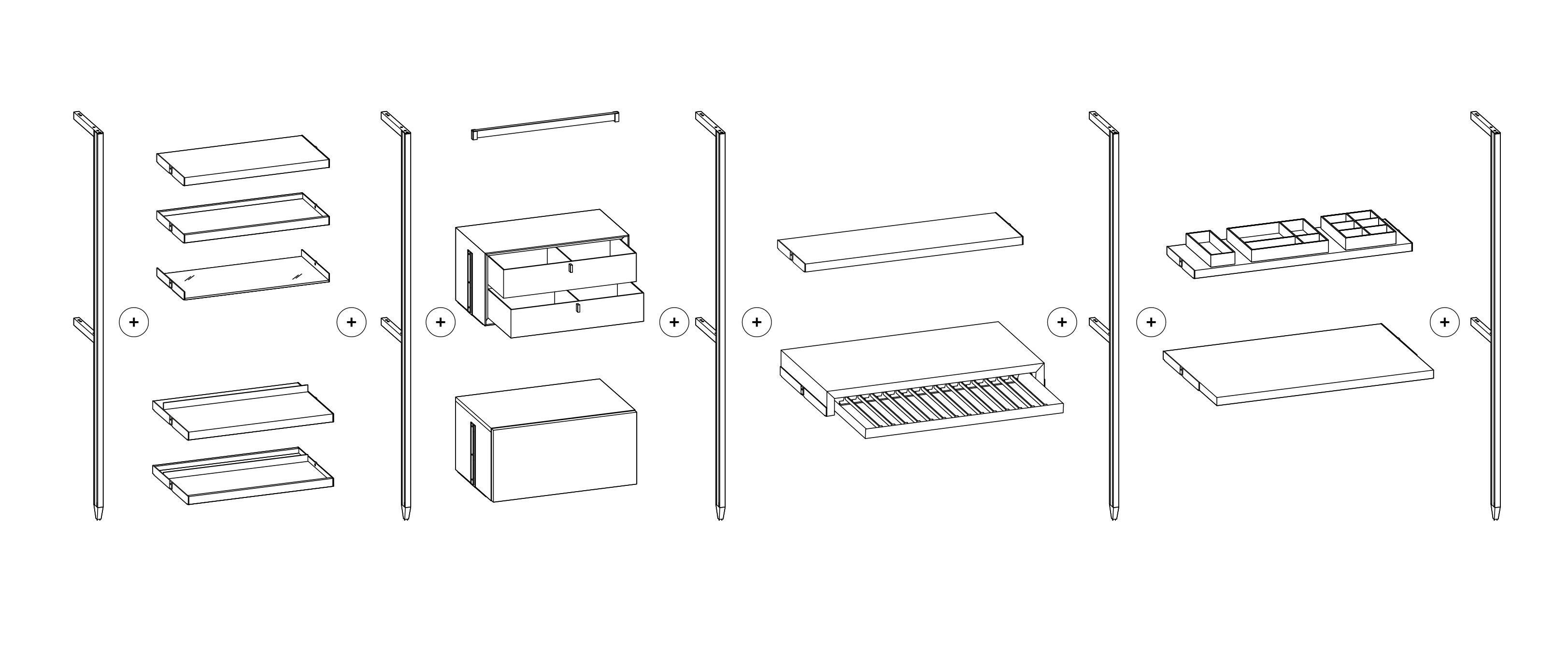 Модульная гардеробная Alf DaFrè Antis ARCH-00152253 - Вид №10