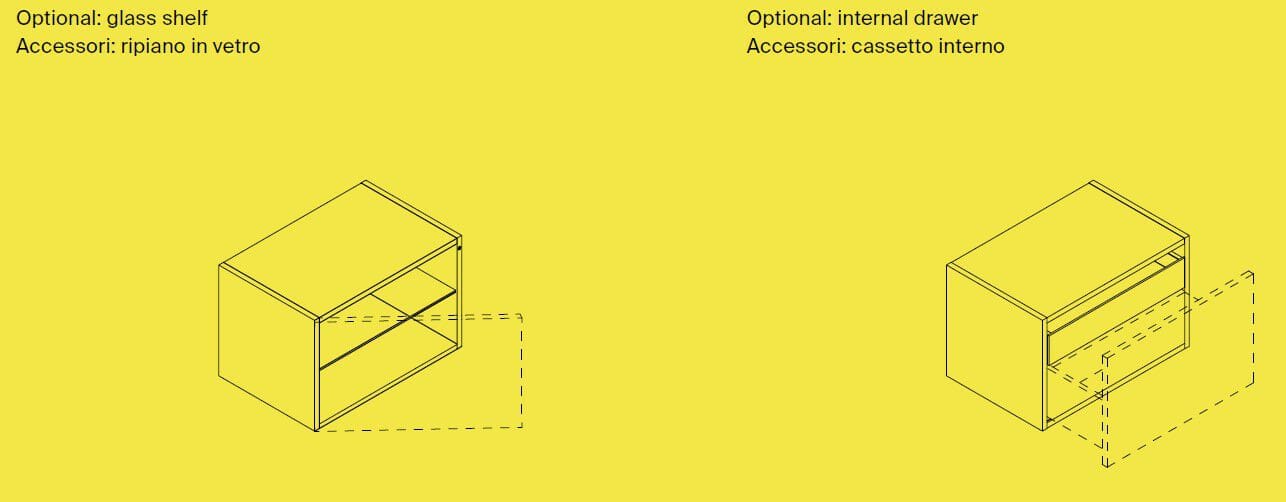Деревянный подвесной шкаф с ящиками XILIA GRAVITY ARCH-00151835 - Вид №10