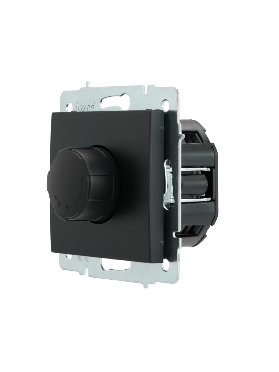 RAIN Диммер 800 Вт. без рамки черный LEZARD 703-4288-115 - Вид №1