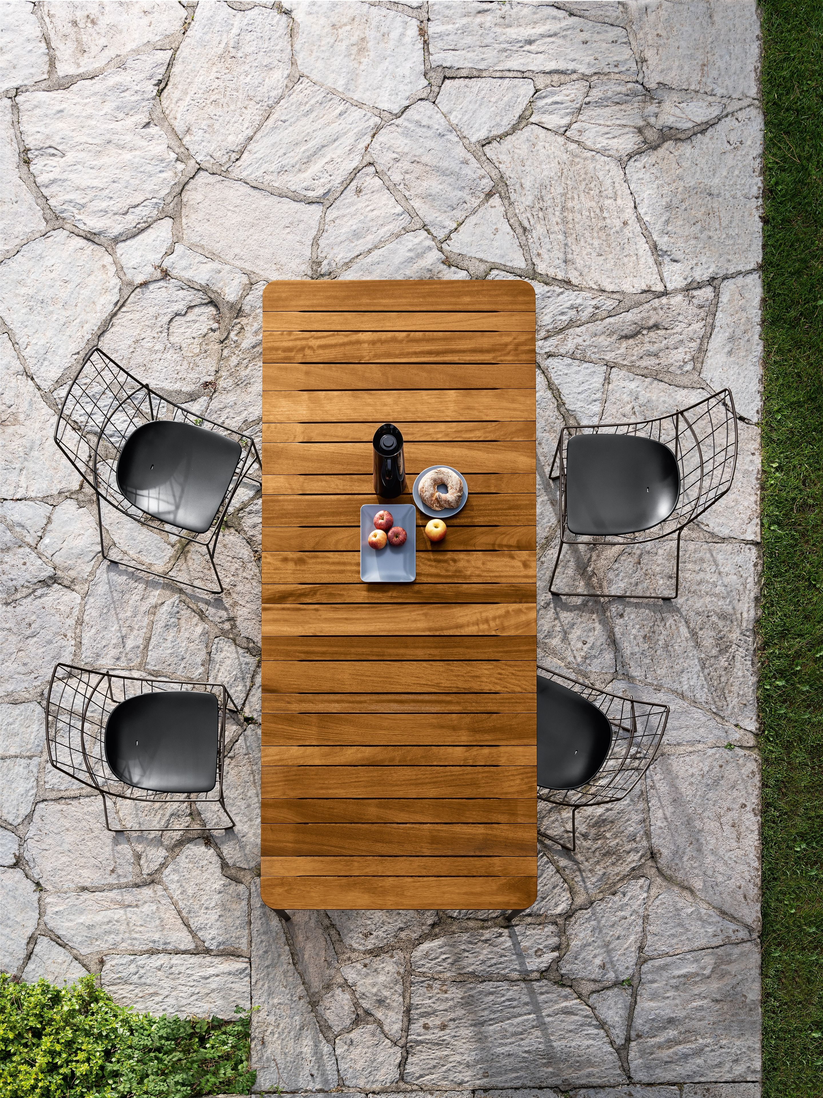 Прямоугольный садовый стол из тикового дерева Sovet Italia ARCH-00085162 - Вид №5