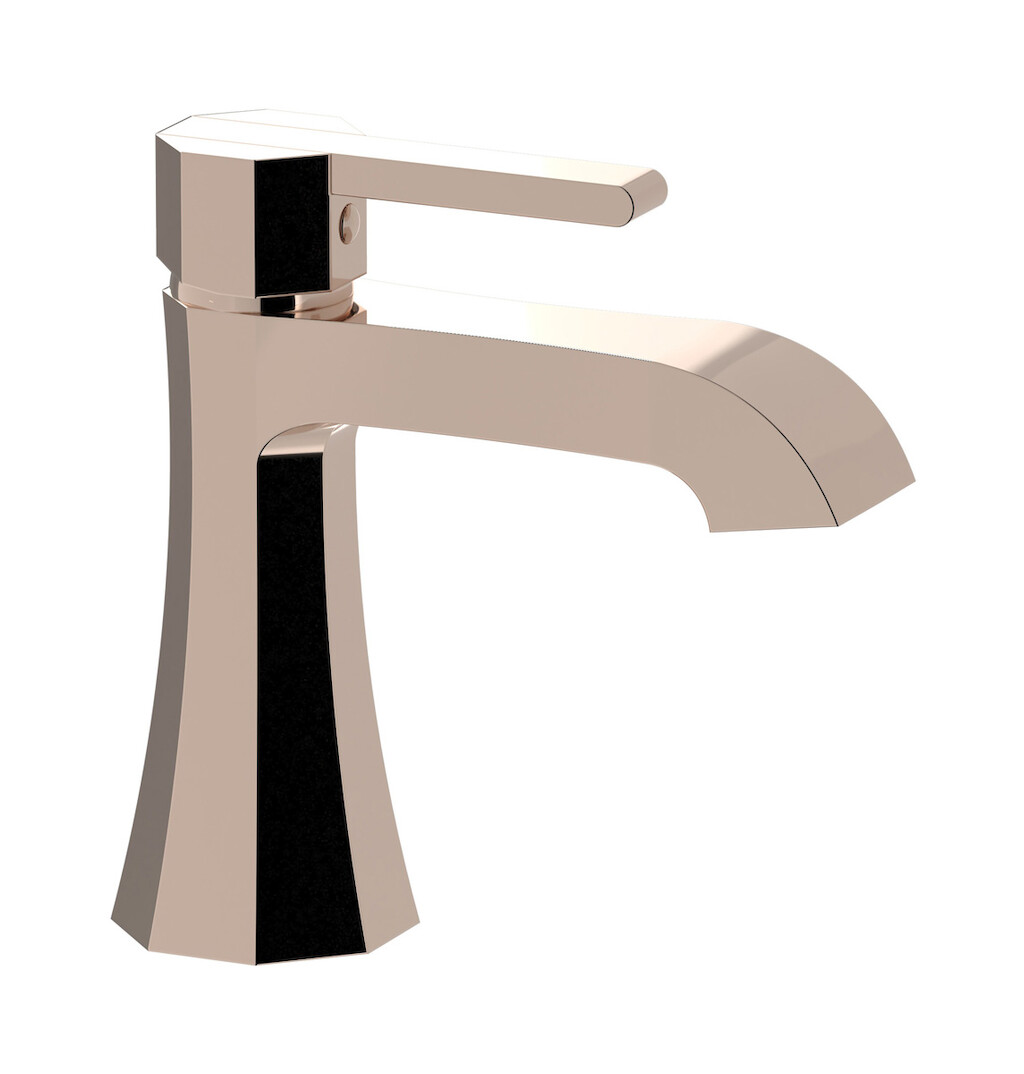 Смеситель для раковины на 1 отверстие в комплекте с донным клапаном WE ARE IB bl200rs Rose Gold Belmondo 