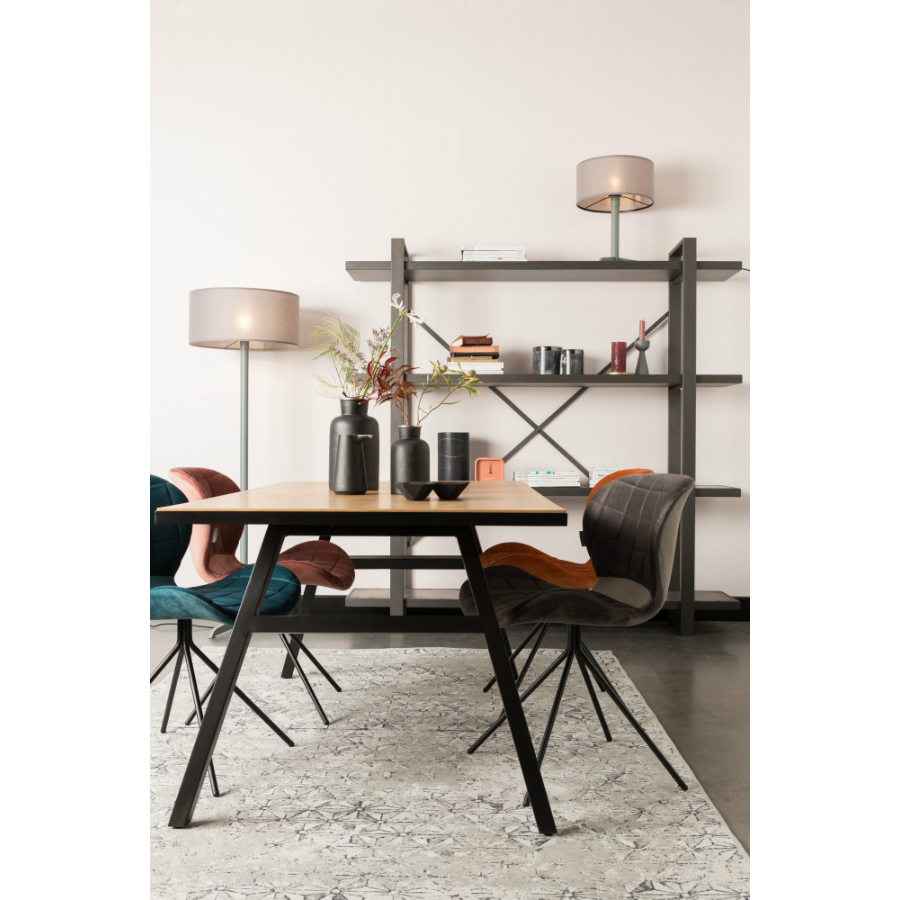 Стул OMG Velvet серый Zuiver 1100365 - Вид №9