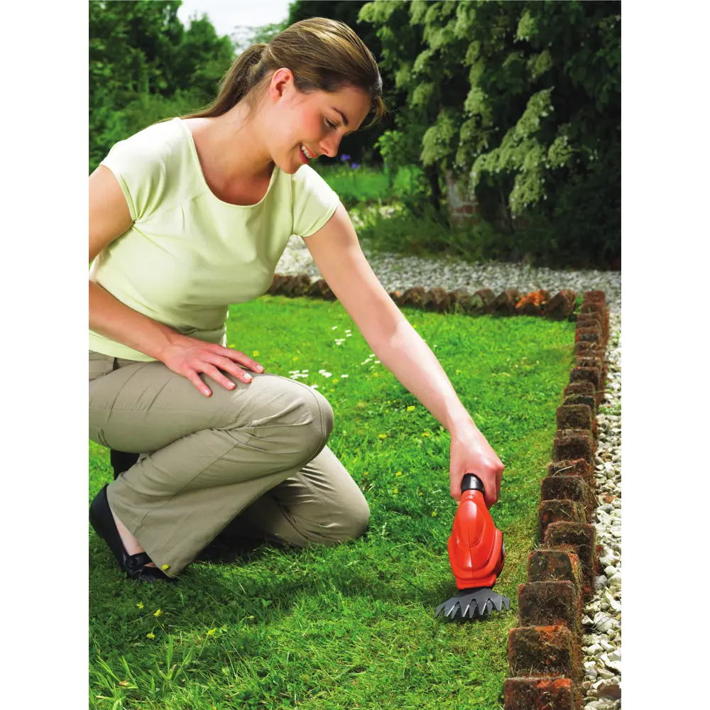 Аккумуляторные ножницы для травы BLACK+DECKER - легкий инструмент для точной стрижки 82197990 BLACK + DECKER STLM-0021744 - Вид №3