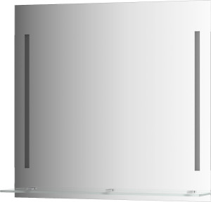 BY 2164 Зеркало с полочкой 80 cm с 2-мя встроенными LED-светильниками 11 W EVOFORM Ledline-S