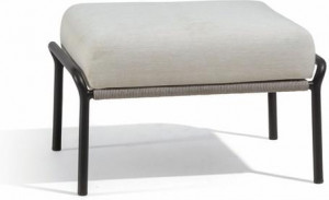 MNST568 Подставка для ног лава серебро Manutti Radius