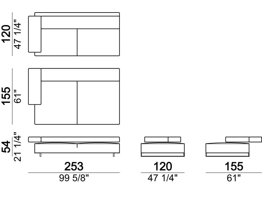 Секционный кожаный диван Arketipo ARCH-00037376 - Вид №9