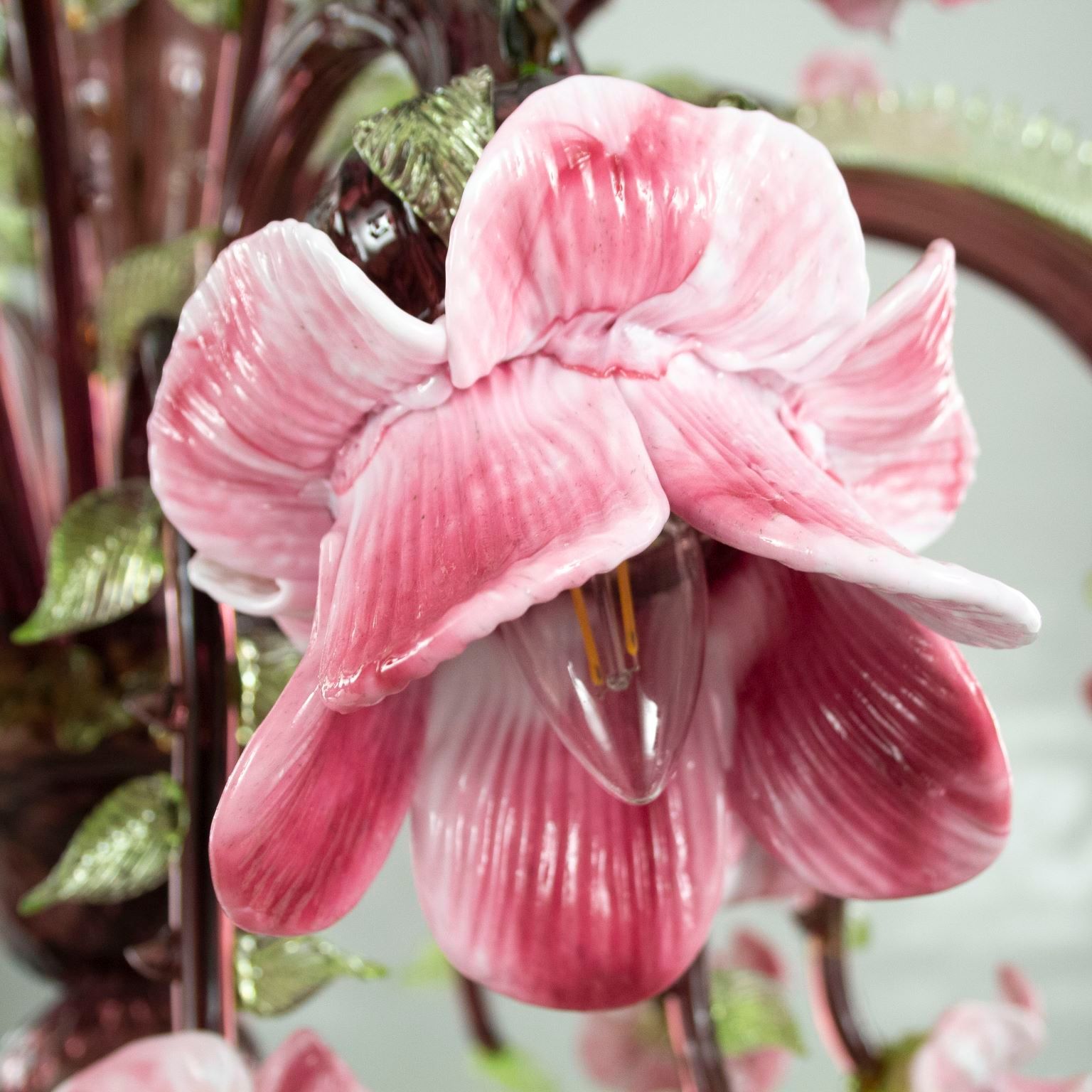 Подвесной светильник из муранского стекла MULTIFORME Розовые розы ARCH-00152886 - Вид №4