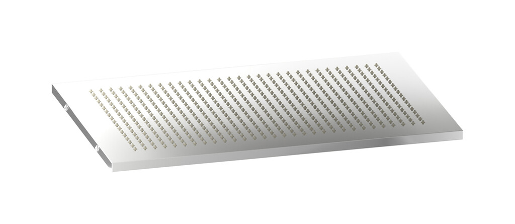 полувстраиваемая душевая лейка с дождевой струей WE ARE IB av520cc Chrome Aqua