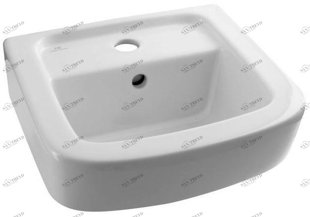 Подвесная раковина настенная овальная Noken Acro белая sun-id-1444076