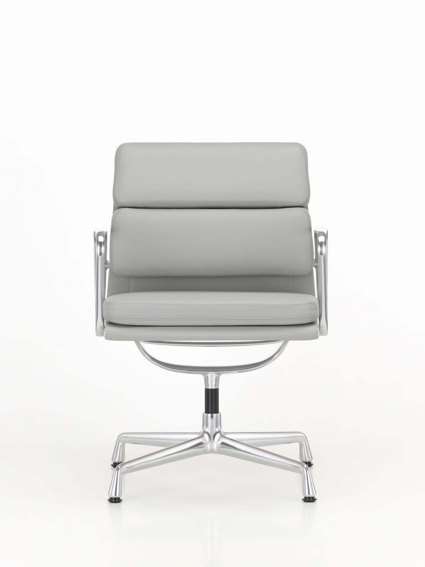 Кожаный спиц поворотный стул с подлокотниками VITRA Eames Soft Pad Group ARCH-00078216 - Вид №38
