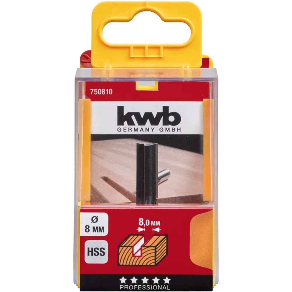 Фреза пазовая KWB 750810 8 мм хвостовик 8 мм STLM-2012057 - Вид №1