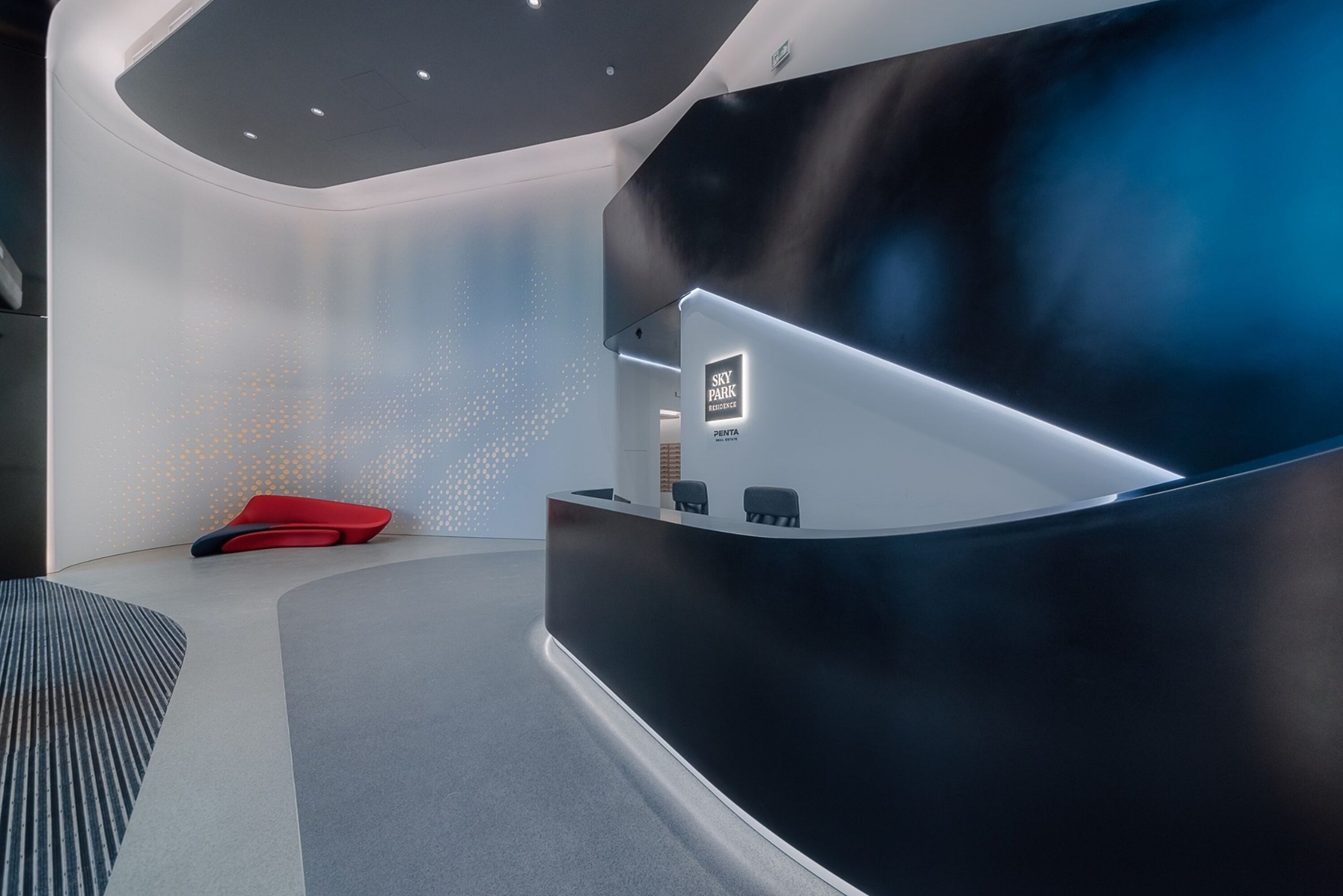 Banco reception in Corian® AMOSDESIGN SKY PARK ARCH-00110754 - Вид №1