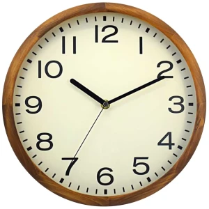 Часы настенные Apeyron Nature круглые пластик цвет коричневый бесшумные ø30 см