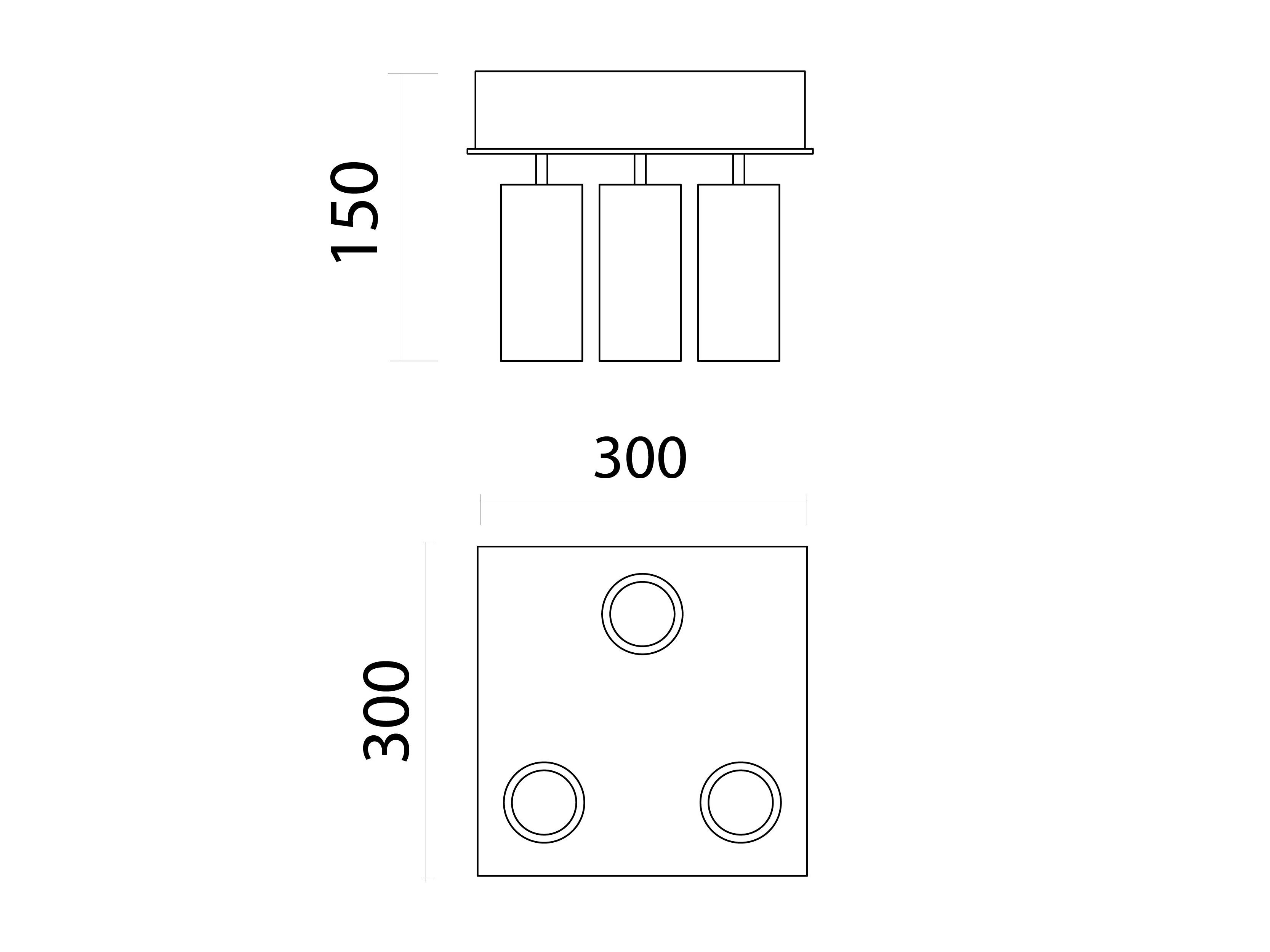 Несколько регулируемых потолочных прожекторов WayPoint форма ARCH-00134774 - Вид №10