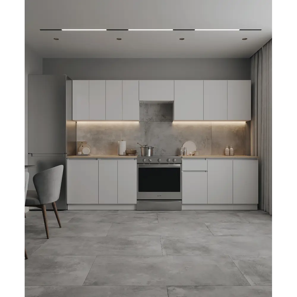 Кухонный шкаф напольный Миус 60x85x60 см ЛДСП цвет белый 89387888 STLM-2182176 Santreyd - Вид №7