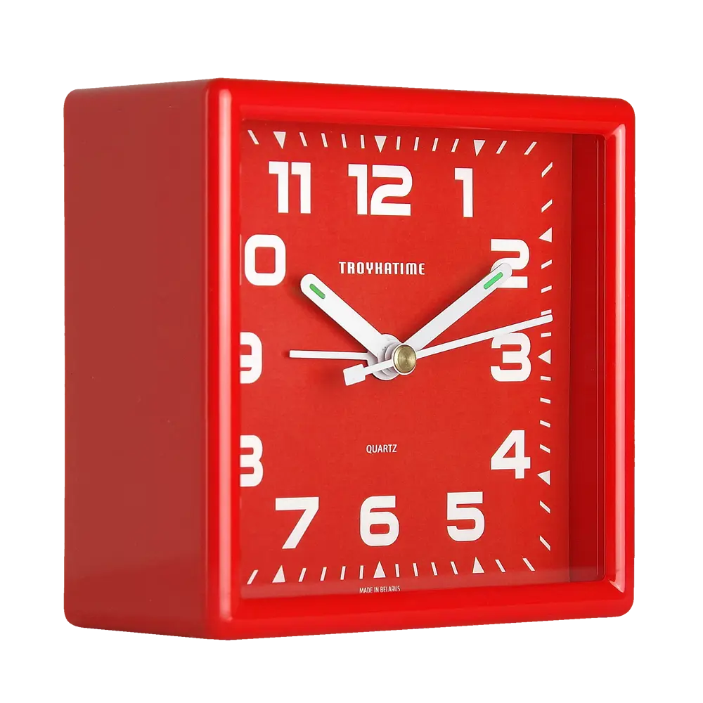 Будильник Troykatime цвет красный STLM-2042435 - Вид №2