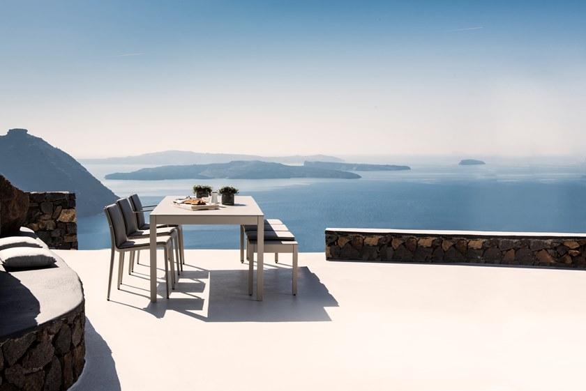 TRIBÙ Садовая скамейка из алюминия Mirthe 07436/07434 - Вид №3