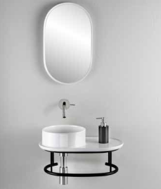 M504W2.100 Столешница на консоль A503V1 L503 A. e T. Italia KOMBO Белый глянцевый AeT ITALIA - Вид №1