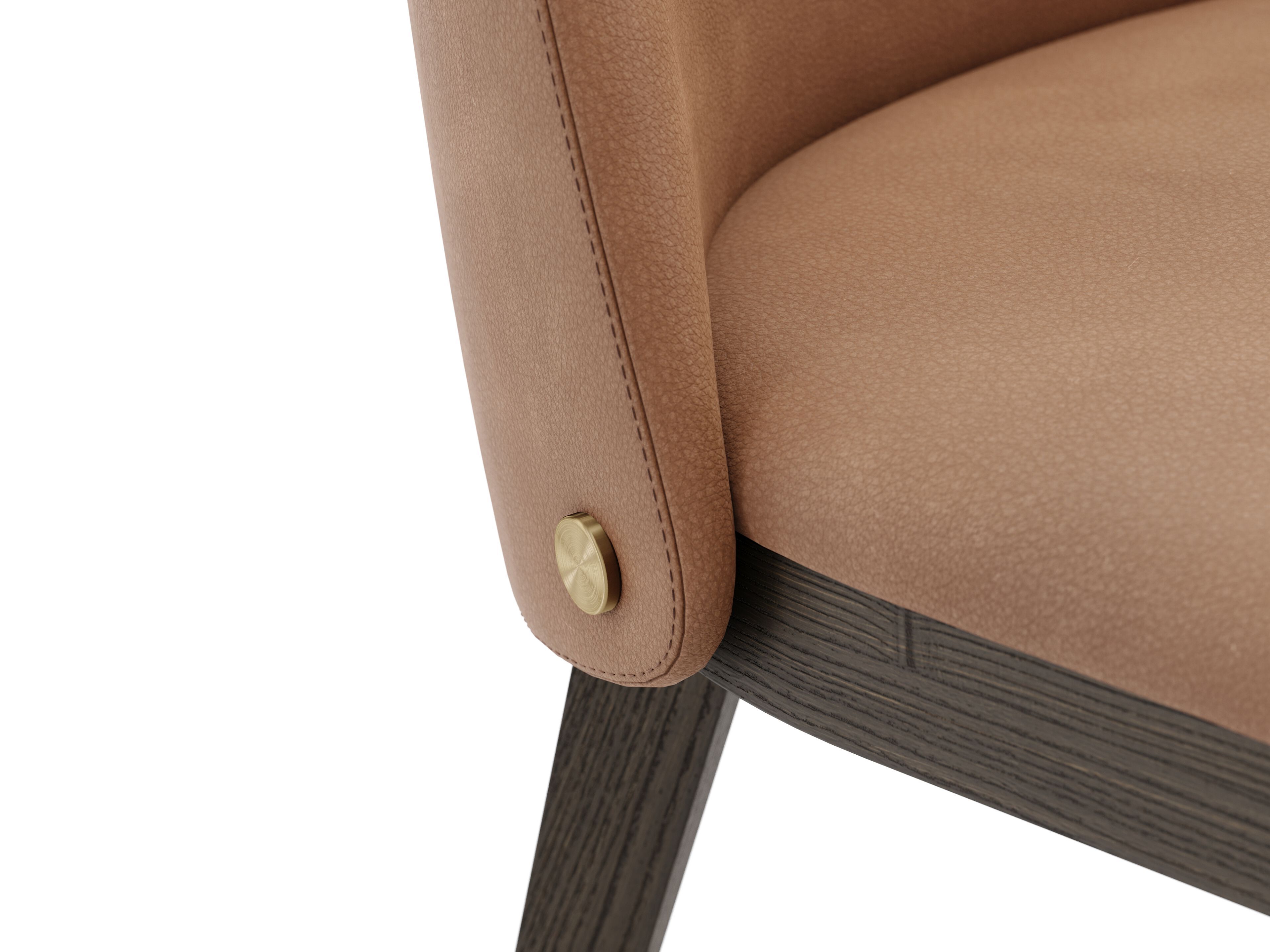 Кожаный мягкий стул Domkapa Louise ARCH-00022594 - Вид №4