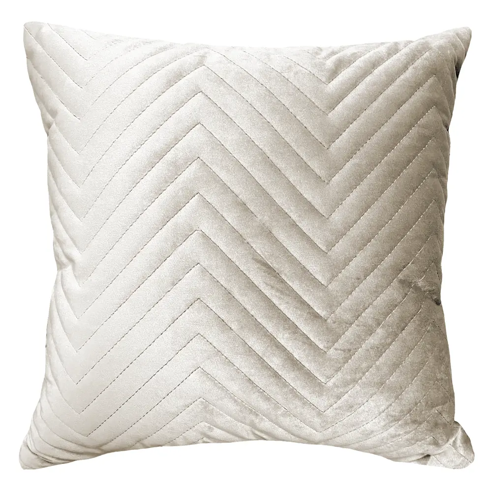 Подушка Seasons Arche 43х43 см бархат цвет экрю STLM-2138001