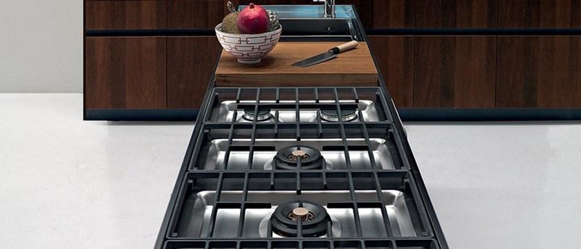 Elmar Отдельностоящий кухонный модуль из стали с полками Slim sun-id-1380430 - Вид №1