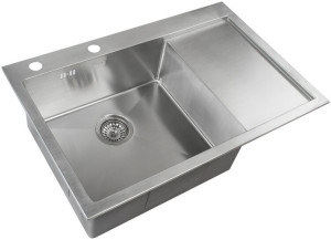 Мойка кухонная ZorG Inox RX 7851-L из нержавеющей стали, сталь